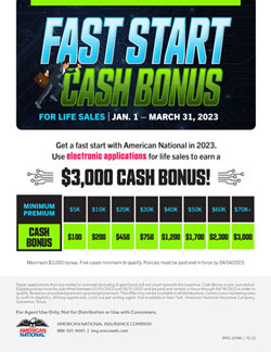 Fast Start Cash Bonus Life